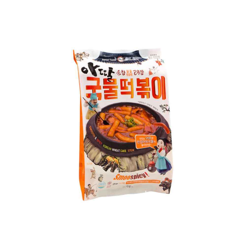 TTEOKBOKKI WITH SAUCE(TOMATO&RED PEPPER PASTE FLAVORED WITH SOUP BASE) 515g
